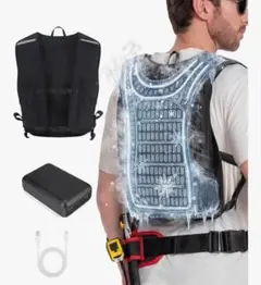 水冷服【-20℃冷却效果・36時間運轉】 冷水ベスト 1762cm² 冷却面
