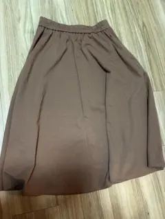 GUロングスカート 茶色 Mサイズ