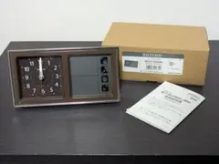 リズム(RHYTHM) 目覚まし時計 温湿度計 ブラウン 8RE678SR06