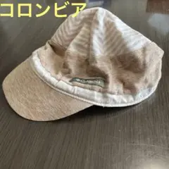 Columbia ストライプキャップ　ベージュ