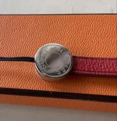 新品未使用　HERMES　エルメス　セリエ　革製　レッド　携帯ストラップ　箱付き 2026年最新】エルメスHERMES 携帯ストラップの人気アイテム - メルカリ
