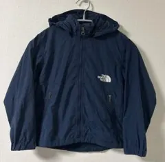 ノースフェイス　コンパクトジャケット　パーカー　ネイビー　フード取り外し可能
