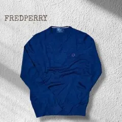FREDPERRY フレッドペリー メリノウール クルーネック ニット ネイビー