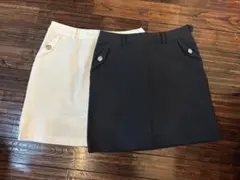 Black&White ゴルフスカート　2枚セット