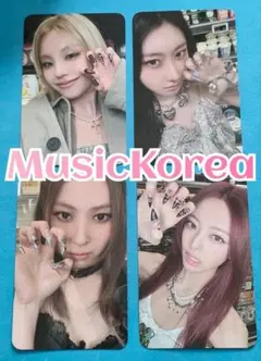 ITZY tunnel vision MusicKorea トレカ