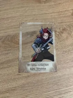 ヒロアカ　十傑コスチューム トレーディングポラロイド風クリアカード 切島鋭児郎