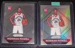 Norman Powell silver prizm RC NBA カード