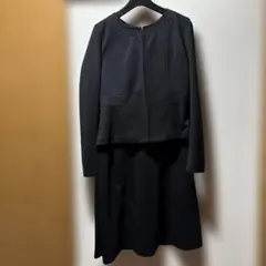 ブラック ジャケット スカート セット