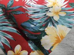 SALE ✨コスモテキスタイル オックス ハイビスカス 赤