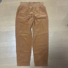 GU ブラウン イージーパンツ