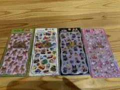 ディズニー プチドロップステッカー 4点セット　正規品　まとめ売り
