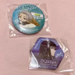 SAKAMOTO DAYS くら寿司グッズ 楽 缶バッジ 大佛 マグネットシート