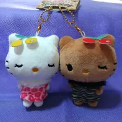 新品　サンリオ　ニコぬいキーホルダー　ハローキティ　ミミィーちゃん