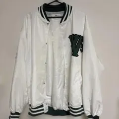 WEGO スタジャン M ホワイト/グリーン 98