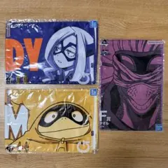 僕のヒーローアカデミア タオル3枚セット Mt.レディ ファットガム ステイン