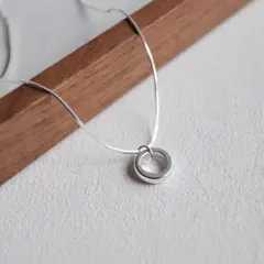 3セット シルバー925 レディース ネックレス オープニングリング ピアス