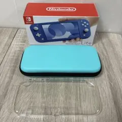 Nintendo Switch Lite ブルー 本体【箱・充電器有】ケース付き