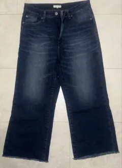 earth レディース　ワイドレッグデニム　サイズM