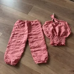 コットン ピンク セットアップ ~95cm