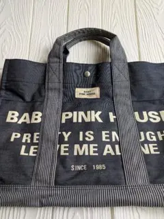 BABY PINK HOUSE トートバッグ ダークグレー