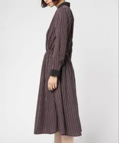 【RAY CASSIN】ストライプワンピース　襟付き