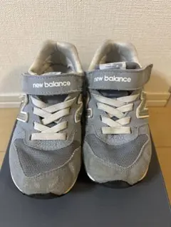 new balance ブルーグレー スニーカー　18cm