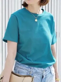 Deuxieme Classe Mme.CREW Tシャツ サックスブルー - メルカリ