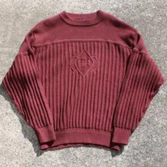 Helly Hansen HHロゴマーク入り 古着 ウールセーター