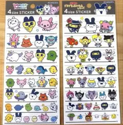 【正規品】たまごっち　4サイズステッカー　2枚セット