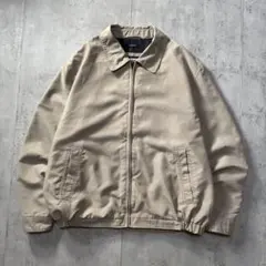 古着 CLAIBORNE スイングトップ ライトアウター ベージュ L