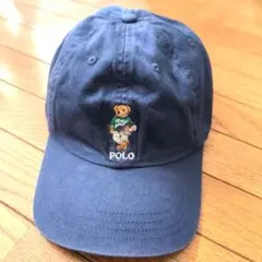 POLO RALPH LAUREN 56cm キャップ ネイビー ポロベア刺繍