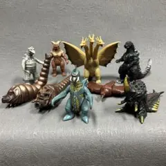 東宝 ゴジラ 怪獣 ソフビ フィギュア 9体まとめ売り バンダイ　メカゴジラのサムネイル