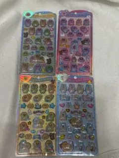 正規品　おぱんちゅうさぎ　んぽちゃむ　うるちゅるポップシール　セット　4種