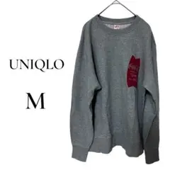 UNIQLO トレーナー スウェット コカコーラ コラボグレー M