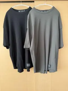 GU×UNDERCOVER ドライワッフル Tシャツ　2枚セット