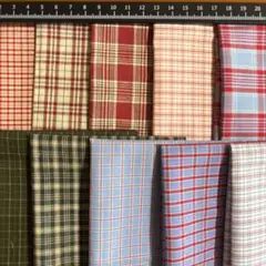 ハギレ　カットクロス　まとめ売り　パッチワーク20㎝×20㎝　10枚セット147