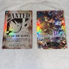 じ*ー様 ワンピースカード受け継がれる意思　ルフィ手配書 サボSEC （おまけ付