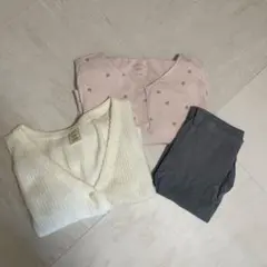 gelato pique♡ハート柄ピンクパジャマとカーディガン、レギンスセット