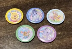 ナムコ プーさん 缶バッジ 5点セット くまのプーさん namco