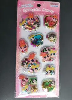 パワーパフガールズ スパンコールパーティーシール