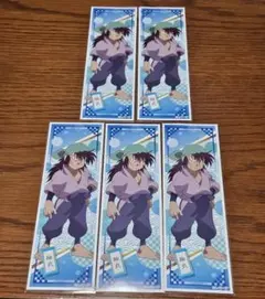 忍たま乱太郎　ロングステッカー　兵庫水軍　海賊　舳丸　5枚セット