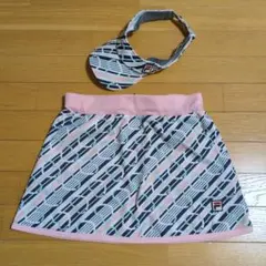 FILA スポーツウェア スコート（L）とバイザーセット