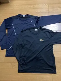 Mizuno 長袖トレーニングシャツ 2枚セット