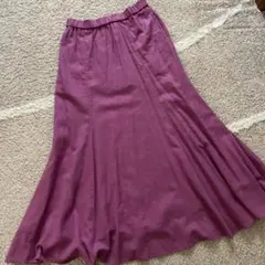 ベイフローロングスカート　BAYFLOW ピンク