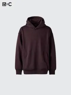 UNIQLO スウェットプルパーカー　ワインレッド