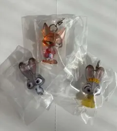 ズートピア 2 めじるしアクセサリー　ニック　ジュディ　3個セット