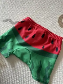 未使用 スイカ柄 ベビー水着 男の子用