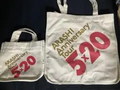 嵐 5×20 トートバッグ ミニバック　2点セット
