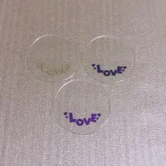 缶バッジカバー LOVEセット