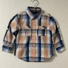 babyGap 長袖チェックシャツ